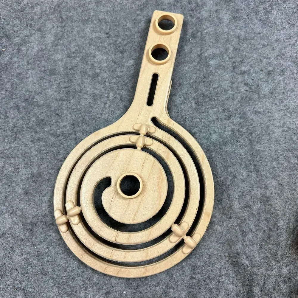 Hape Quadrilla Marble Run Replacement Track Wooden Spiral Piece Part